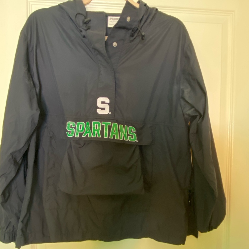 PINK Michigan State University Windbreaker